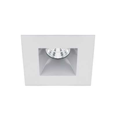 WAC Lighting R2BSD-N930-HZWT Oculux 2" LED Square Narrow 3000K Trim with Light Engine and New Construction or Remodel Housing, Haze White
