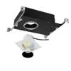 WAC Lighting R3ARDL-F830-BK Aether Round Invisible Trim with LED Light Engine Flood 40 Beam 3000K Soft White, Black view 4
