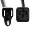 CablesAndKits Heavy Duty AC Power Cord, (Compatible with Cisco P/N CAB-C15-AC), 15A/125V, 14 AWG, 5-15P to C15, (NEMA 5-15P to IEC-60320-C15) 10 ft view 2