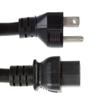 CablesAndKits Heavy Duty AC Power Cord, (Compatible with Cisco P/N CAB-C15-AC), 15A/125V, 14 AWG, 5-15P to C15, (NEMA 5-15P to IEC-60320-C15) 10 ft view 3