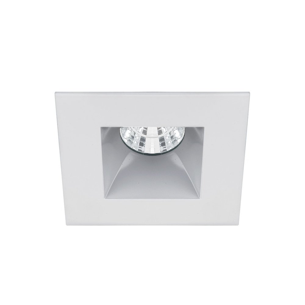 WAC Lighting R2BSD-N927-HZWT Oculux 2" LED Square Narrow 2700K Trim with Light Engine and New Construction or Remodel Housing, Haze White