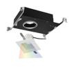 WAC Lighting R3ASAT-NCC24-HZWT Aether Color Changing LED Square Adjustable Trim with Light Engine Narrow Beam, Haze White view 4