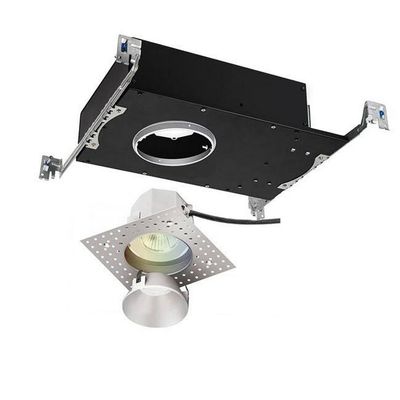 WAC Lighting R3ARDL-FCC24-HZ Aether Color Changing LED Round Invisible Trim with Light Engine Flood Beam, Haze