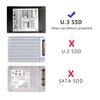 JSER U.2 U2 SFF-8639 NVME PCIe SSD Cable Male to Female Extension 50cm 68pin view 2