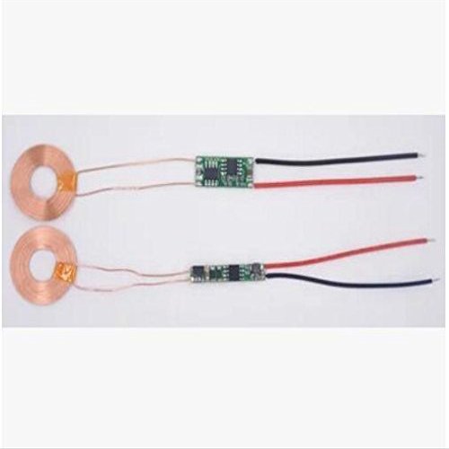 2pcs lot Single Layer Thin 23mm Coil Wireless Charger Power Supply Module