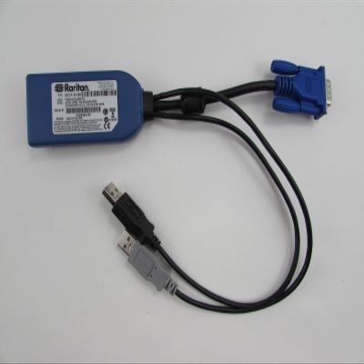 Raritan Dominion D2CIM-DVUSB KX II CIM Computer Interface Module PC KVM Extender, Blue, USB, Automatic, Panel Mount