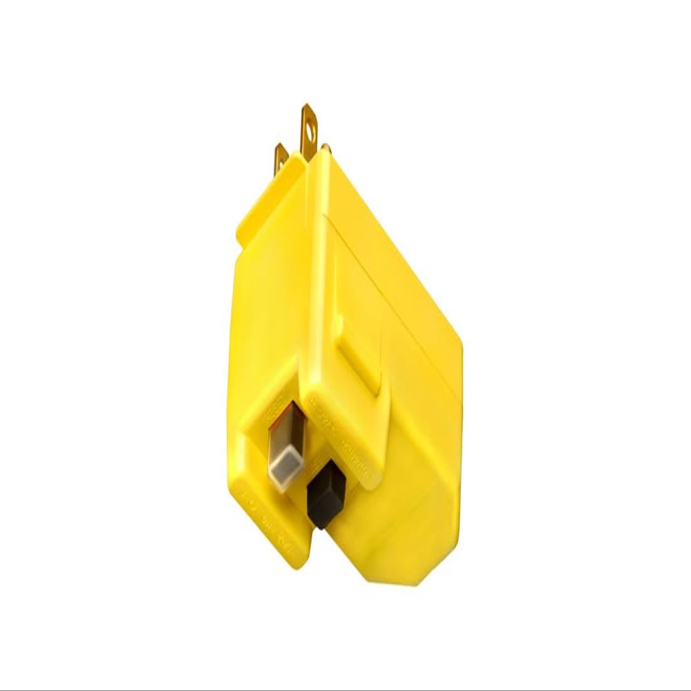 Coleman Cable TRC Commercial, Light Industrial, Residential Thermoplastic GFCI Plug 5-15P 12-18 AWG