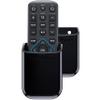 TotalMount Universal Remote Control Holders (2 Pack)  Attach to Wall or Back of TV  Compatible with All TV Remotes (Premium Black, Medium) view 1