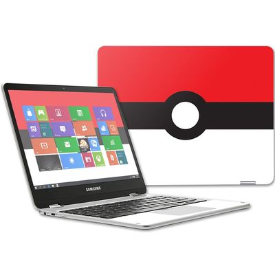 MightySkins Skin Compatible with Samsung Chromebook Plus 12.3"(2017 - Battle Ball | Protective, Durable, and Unique Vinyl Decal wrap Cover | Easy to Apply, Remove, and Change Styles | Made in The USA