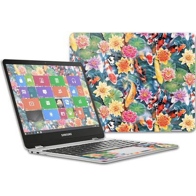 MightySkins Skin Compatible with Samsung Chromebook Plus 12.3"(2017 - Koi Pond | Protective, Durable, and Unique Vinyl Decal wrap Cover | Easy to Apply, Remove, and Change Styles | Made in The USA