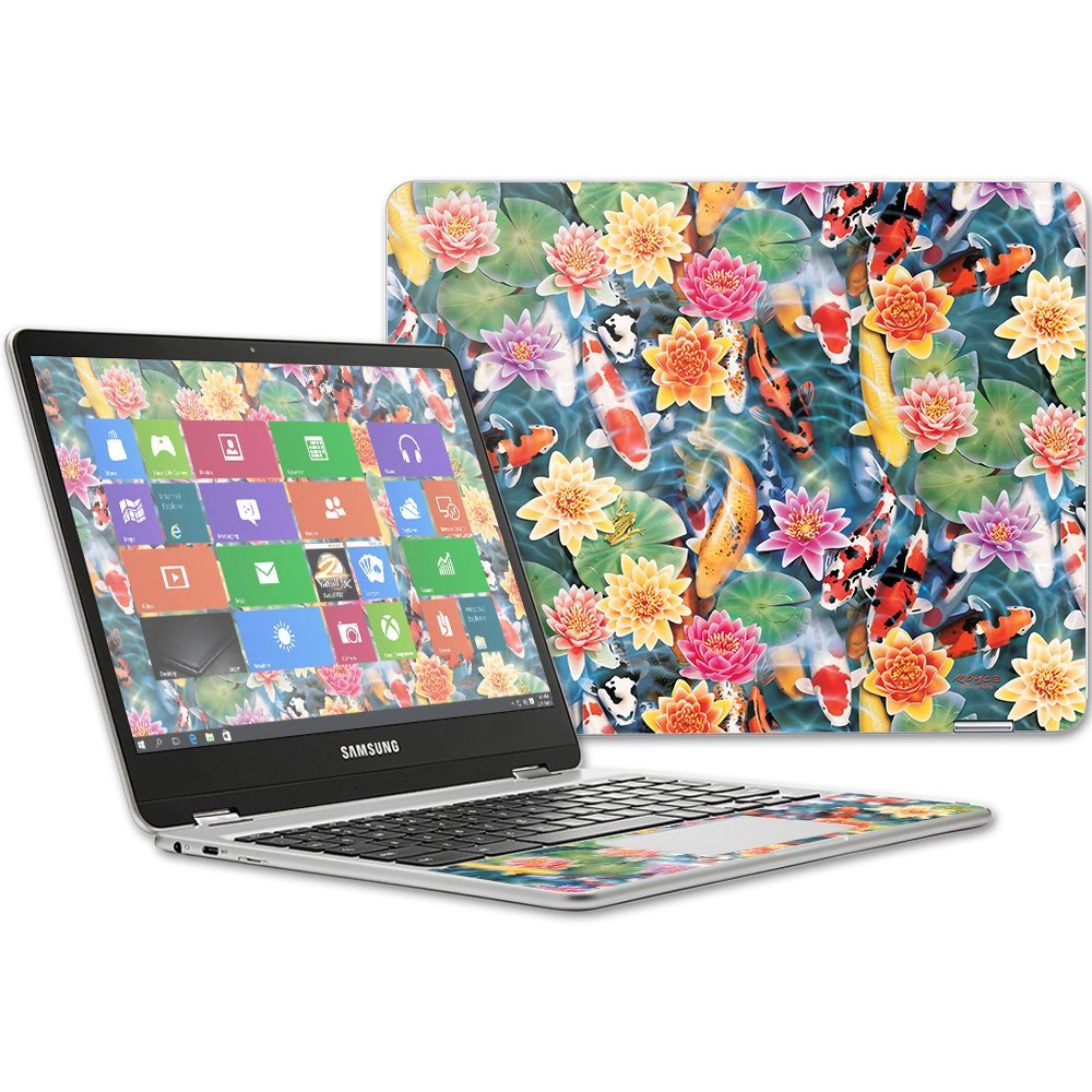 MightySkins Skin Compatible with Samsung Chromebook Plus 12.3"(2017 - Koi Pond | Protective, Durable, and Unique Vinyl Decal wrap Cover | Easy to Apply, Remove, and Change Styles | Made in The USA