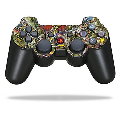 MightySkins Skin Compatible with Sony Playstation 3 PS3 Controller  Fish Puzzle | Protective, Durable, and Unique Vinyl Decal wrap Cover | Easy to Apply, Remove, and Change Styles | Made in The USA