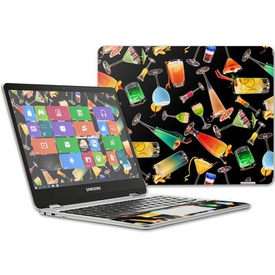 MightySkins Skin Compatible with Samsung Chromebook Plus 12.3"(2017 - Cocktail Therapy | Protective, Durable, and Unique Vinyl wrap Cover | Easy to Apply, Remove, and Change Styles | Made in The USA