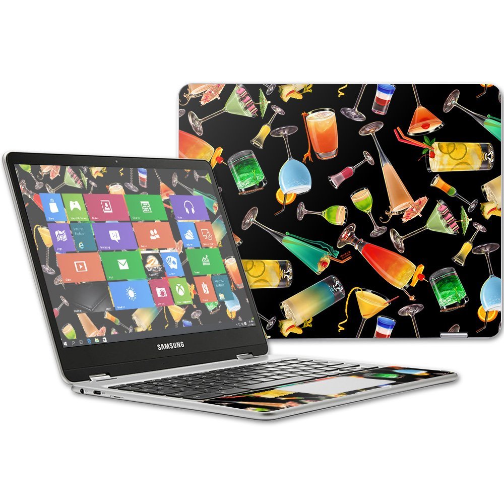 MightySkins Skin Compatible with Samsung Chromebook Plus 12.3"(2017 - Cocktail Therapy | Protective, Durable, and Unique Vinyl wrap Cover | Easy to Apply, Remove, and Change Styles | Made in The USA