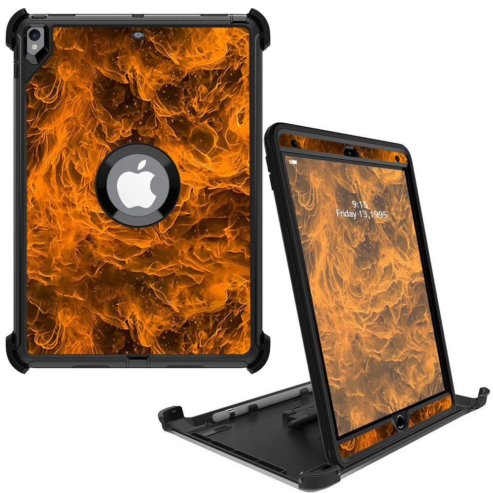 MightySkins Skin Compatible with OtterBox Defender Apple iPad Pro 10.5"(2017) - Burning Up | Protective, Durable, and Unique Vinyl wrap Cover | Easy to Apply, Remove | Made in The USA