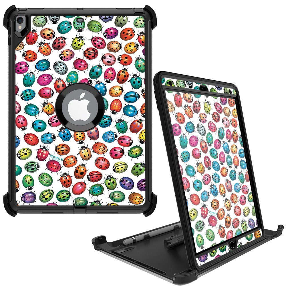 MightySkins Skin Compatible with OtterBox Defender Apple iPad Pro 10.5"(2017) - Color Bugs | Protective, Durable, and Unique Vinyl wrap Cover | Easy to Apply, Remove | Made in The USA