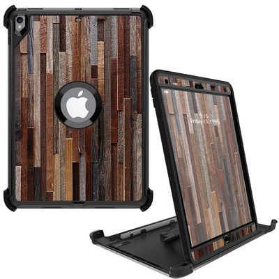MightySkins Skin Compatible with OtterBox Defender Apple iPad Pro 10.5"(2017) - Woody | Protective, Durable, and Unique Vinyl wrap Cover | Easy to Apply, Remove, and Change Styles | Made in The USA
