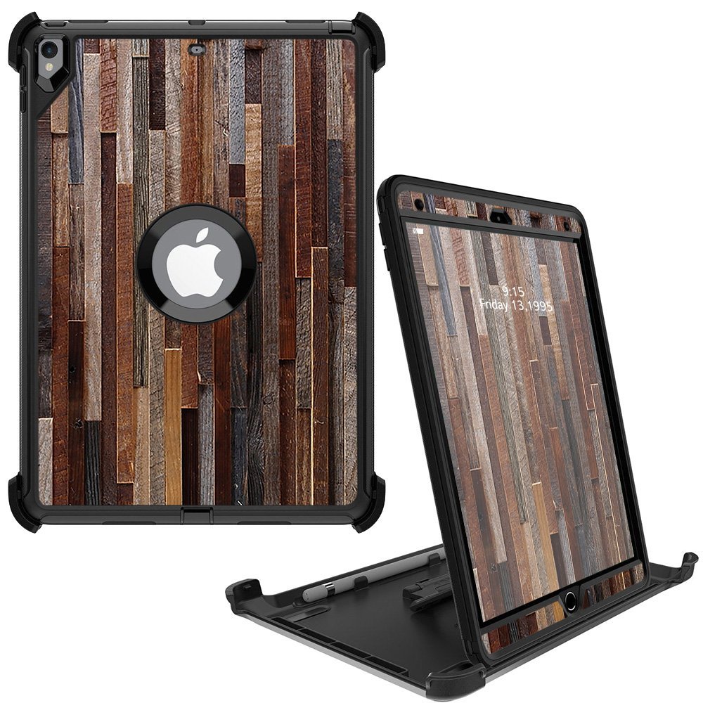 MightySkins Skin Compatible with OtterBox Defender Apple iPad Pro 10.5"(2017) - Woody | Protective, Durable, and Unique Vinyl wrap Cover | Easy to Apply, Remove, and Change Styles | Made in The USA