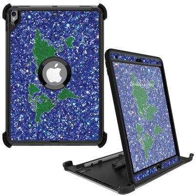 MightySkins Skin Compatible with OtterBox Defender Apple iPad Pro 10.5"(2017) - Bling World | Protective, Durable, and Unique Vinyl wrap Cover | Easy to Apply, Remove | Made in The USA