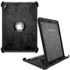 MightySkins Skin Compatible with OtterBox Defender Apple iPad Pro 10.5"(2017) - Black Leather | Protective, Durable, and Unique Vinyl wrap Cover | Easy to Apply, Remove | Made in The USA view 1