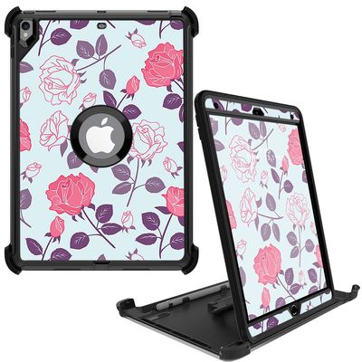 MightySkins Skin Compatible with OtterBox Defender Apple iPad Pro 10.5"(2017) - Vintage Floral | Protective, Durable, and Unique Vinyl wrap Cover | Easy to Apply, Remove | Made in The USA