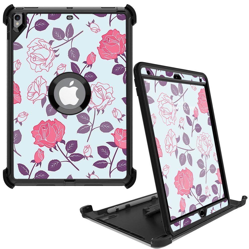 MightySkins Skin Compatible with OtterBox Defender Apple iPad Pro 10.5"(2017) - Vintage Floral | Protective, Durable, and Unique Vinyl wrap Cover | Easy to Apply, Remove | Made in The USA