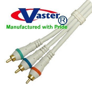 5 PCS/Pack - Component Cable, 3 in 1 RCA Component Video Cable 6 Ft - 20576