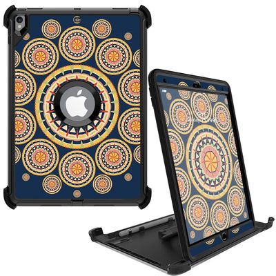 MightySkins Skin Compatible with OtterBox Defender Apple iPad Pro 10.5"(2017) - Summer Mandala | Protective, Durable, and Unique Vinyl wrap Cover | Easy to Apply, Remove | Made in The USA