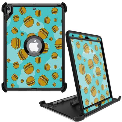 MightySkins Skin Compatible with OtterBox Defender Apple iPad Pro 10.5"(2017) - Burger Heaven | Protective, Durable, and Unique Vinyl wrap Cover | Easy to Apply, Remove | Made in The USA