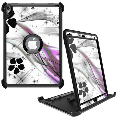 MightySkins Skin Compatible with OtterBox Defender Apple iPad Pro 10.5"(2017) - Gray World | Protective, Durable, and Unique Vinyl wrap Cover | Easy to Apply, Remove | Made in The USA
