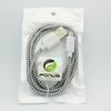 White Braided USB Cable Rapid Charger Sync Power Wire Data Cord for Verizon LG Stylo 2 V - Verizon LG Transpyre - Verizon LG V10 - Verizon Microsoft Lumia 735 - Verizon Motorola Droid 3 view 2