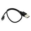 Short 1ft USB Cable Rapid Charger Sync Power Wire Cord for Verizon Samsung Galaxy J1 - Verizon Samsung Galaxy J3 - Verizon Samsung Galaxy J3 Mission Eclipse - Verizon Samsung Galaxy J3 V view 1