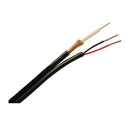 1000' Belden 539945 0091000 18 AWG White Braid Shield RG-6U Composite CCTV Plus Audio Or Power Or Pan And Tilt CCTV Control Applications
