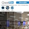 QUEST MANUFACTURING QuestLED 2x4 LED Ceiling Light 4 Pack, 50W, 5000K, Flat Ultra-Slim Dimmable Edge Lit LED Panel Light view 4