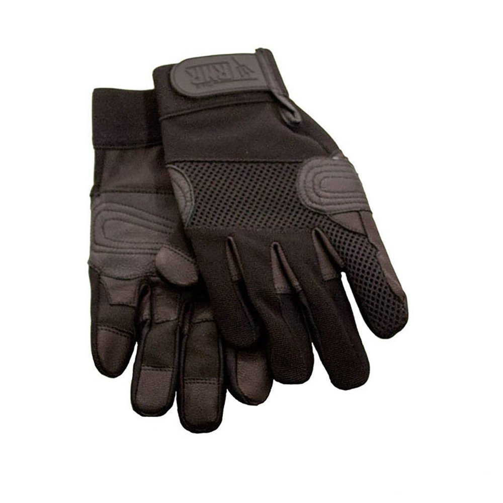 Rock-N-Rescue Rope Master Gloves - Version II, Lightweight, Breathable, Stretchable, Nylon Construction for Dexterity and Comfort, Leather Reinforced Palms for Protection, Medium