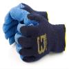 (Box Deal) Better Grip BGWLAC Winter Insulated Rubber Latex Coated Work Gloves, Crinkle Pattern, 72 Pairs/CS (Medium, Blue) view 1