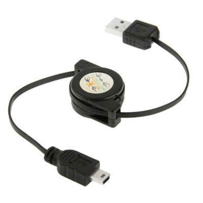 BoxWave Cable Compatible with Garmin Dezl 580 LMT-S - miniSync, Retractable, Portable Sync Cable