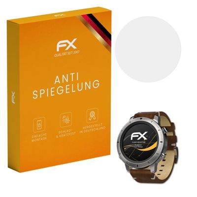 atFoliX Screen Protector compatible with Garmin Fenix Chronos Screen Protection Film, anti-reflective and shock-absorbing FX Protector Film (3X)