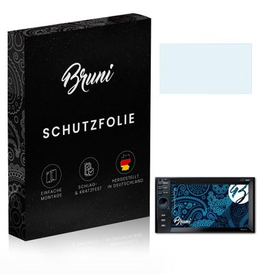Bruni Screen Protector compatible with Tristan Auron BT2D7013A Protector Film, crystal clear Protective Film (2X)