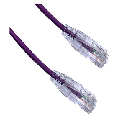 Axiom 12Ft Cat6 Bendnflex Ultra-Thin Snagless Patch Cable 550Mhz (Purple)