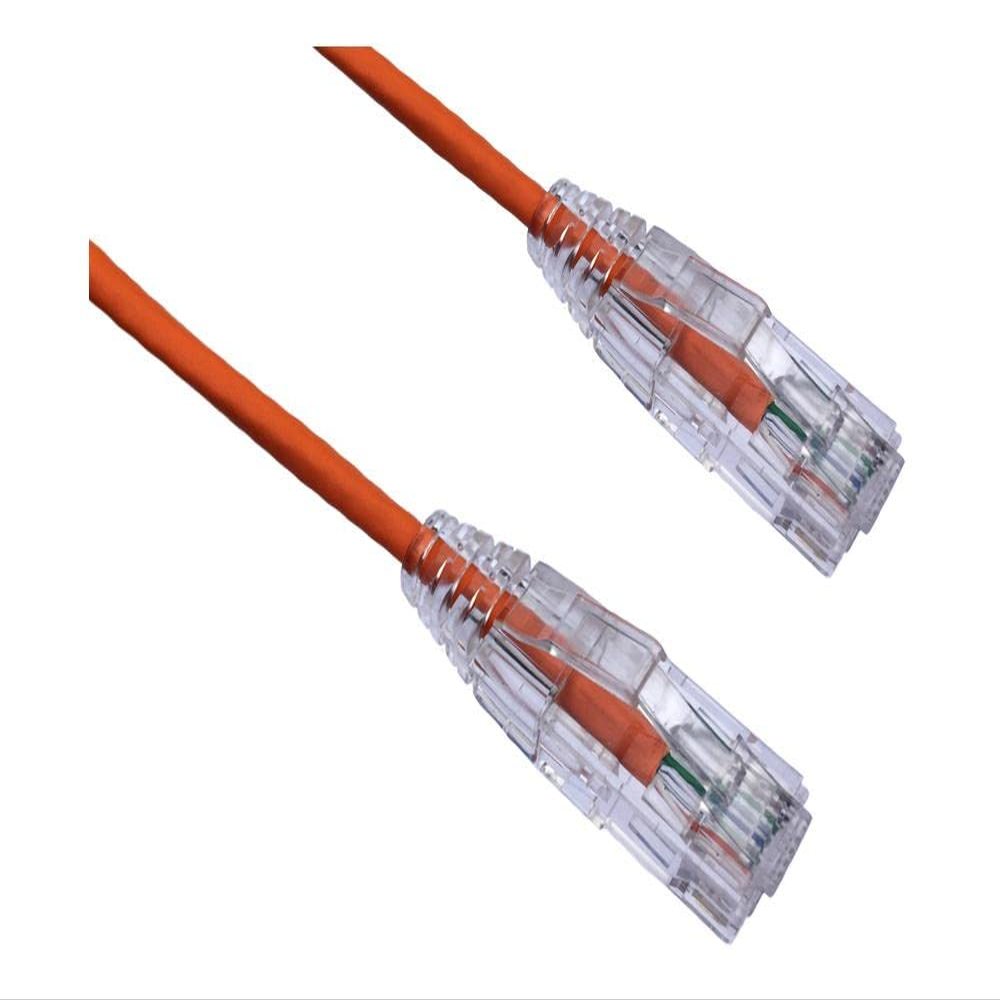 Axiom Memory Solutionlc 60ft Cat6 Bendnflex Ultra-Thin SNAGLESS Patch Cable 550MHz (Orange)