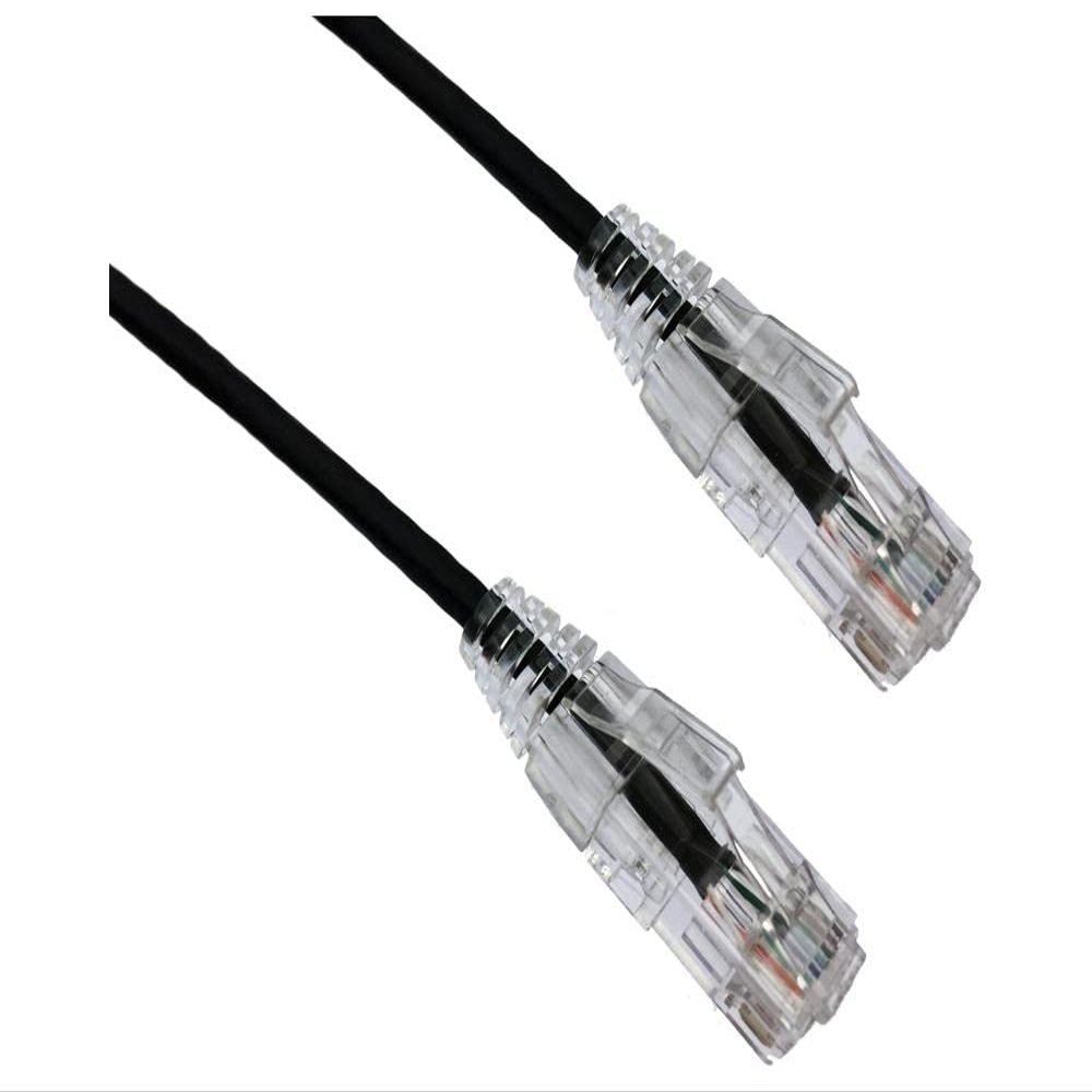 Axiom Memory Solutionlc 100ft Cat6 Bendnflex Ultra-Thin SNAGLESS Patch Cable 550MHz (Black)