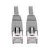 TRIPP LITE Cat6a Snagless Shielded STP Network Patch Cable 10G Certified, PoE, Gray, RJ45 M/M 7' (N262-007-GY) view 1