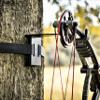 BWD Bow Hanger - ON Your Tree Faster Than Your Old Screw-in - Legal on All State and Federal Lands - 500 LB Rated Ratchet Strap and Heat Treated Steel - Black view 1
