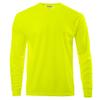 JORESTECH Safety Bright Visibility Long Sleeve Work T Shirt with Chest Pocket, Moisture Wicking Fabric, Classic Fit, 3XL, Lime view 2