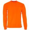 JORESTECH Safety Bright Visibility Long Sleeve Work T Shirt with Chest Pocket, Moisture Wicking Orange Fabric view 2
