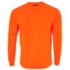 JORESTECH Safety Bright Visibility Long Sleeve Work T Shirt with Chest Pocket, Moisture Wicking Orange Fabric view 3
