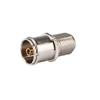 2pcs Rf Wire Terminal Copper Alloy Connector Dvb-t Tv-Tuner Antenna Adapter F Female to Tv Jack Straight for Wireless Antenna Ships from USA view 1
