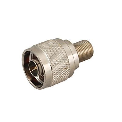 2pcs Rf Wire Terminal Copper Alloy Connector F-n Adapter F Female to N Plug Straight for Wireless Antenna Ships from USA