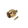 5pcs Rf Wire Coaxial Cable Terminal Copper Alloy Connector SMA Male Solder for Rg405 0.086 Ships from USA view 1